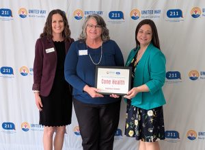 Representatives accept Spirit of North Carolina Awards